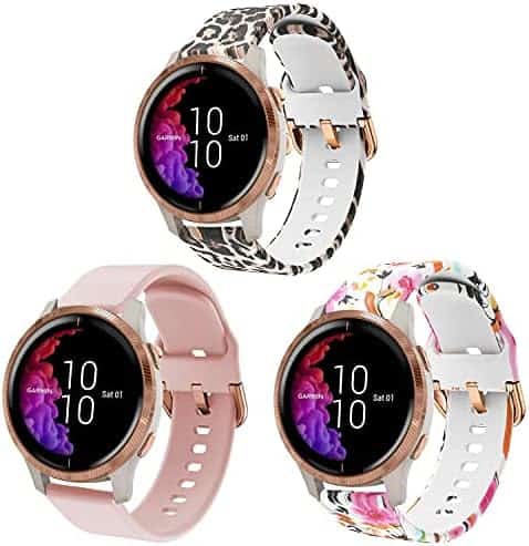 Correa ViCRiOR para Garmin Venus/Vivoactive 3 Pzs -3 Diseños