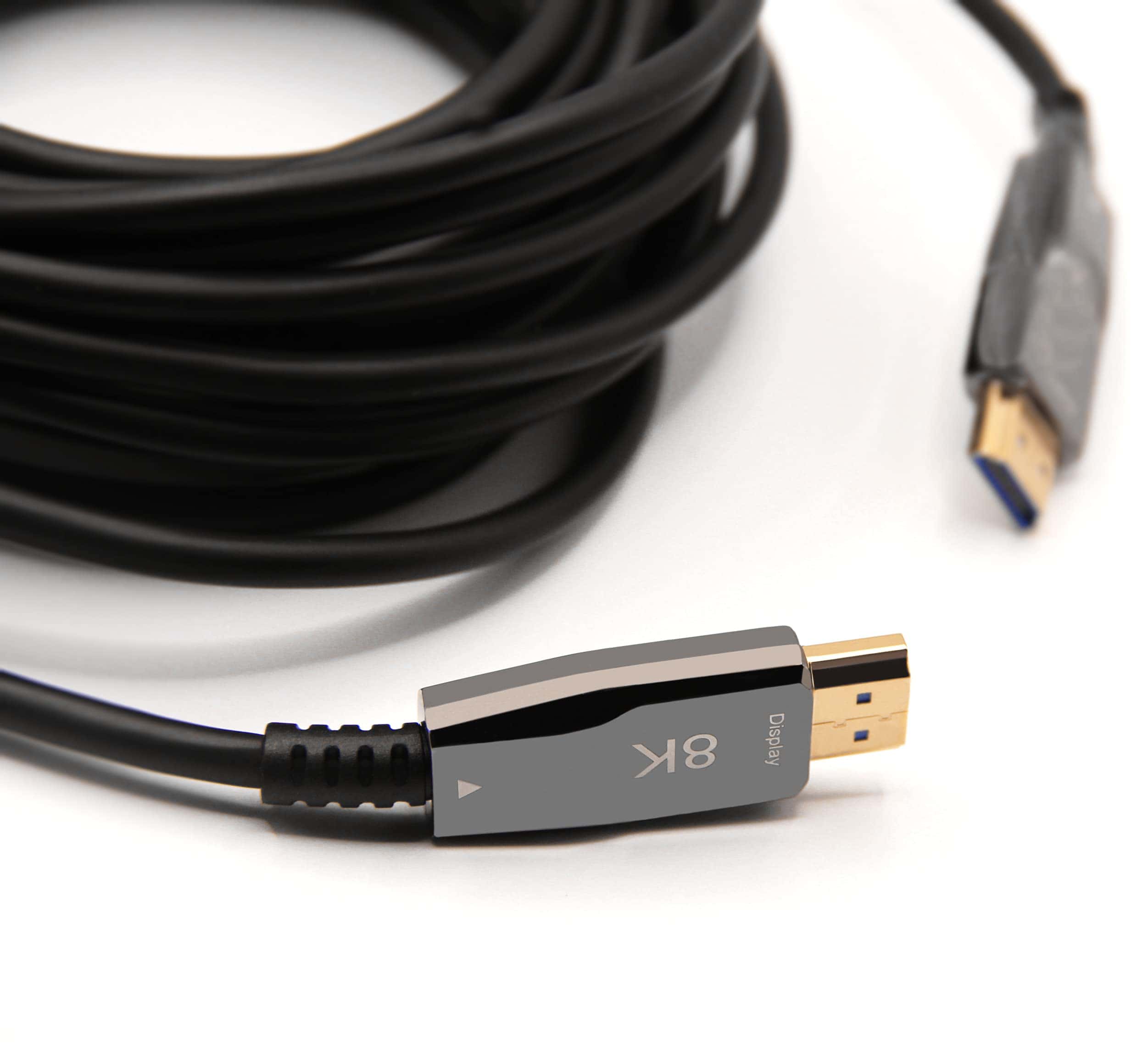 Cable HDMI 8K 50 pies, 4K 120Hz, Delgado y Flexible, Fibra
