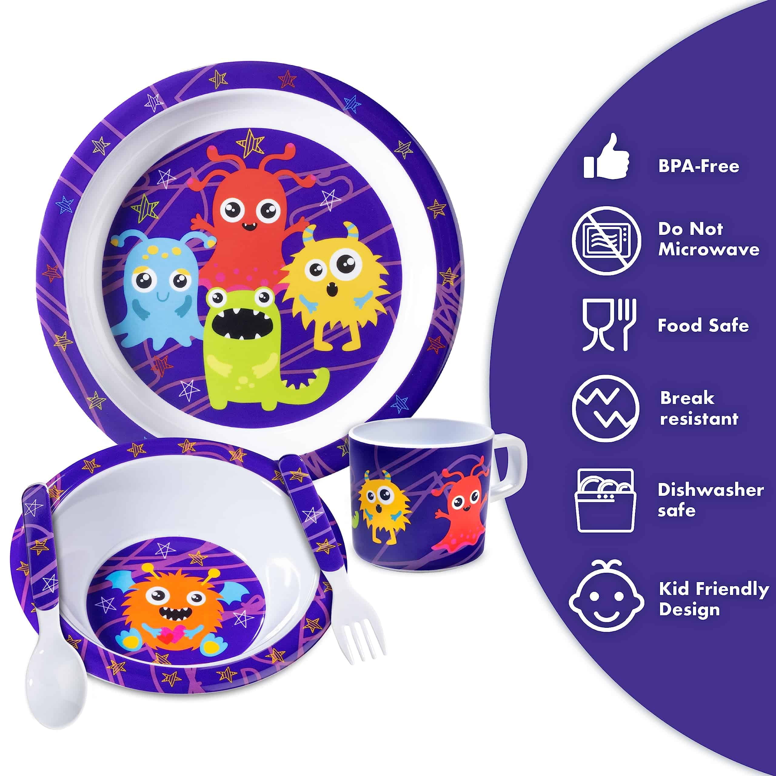 Set de Alimentación de 5 Piezas para -Monstruo - Image 5
