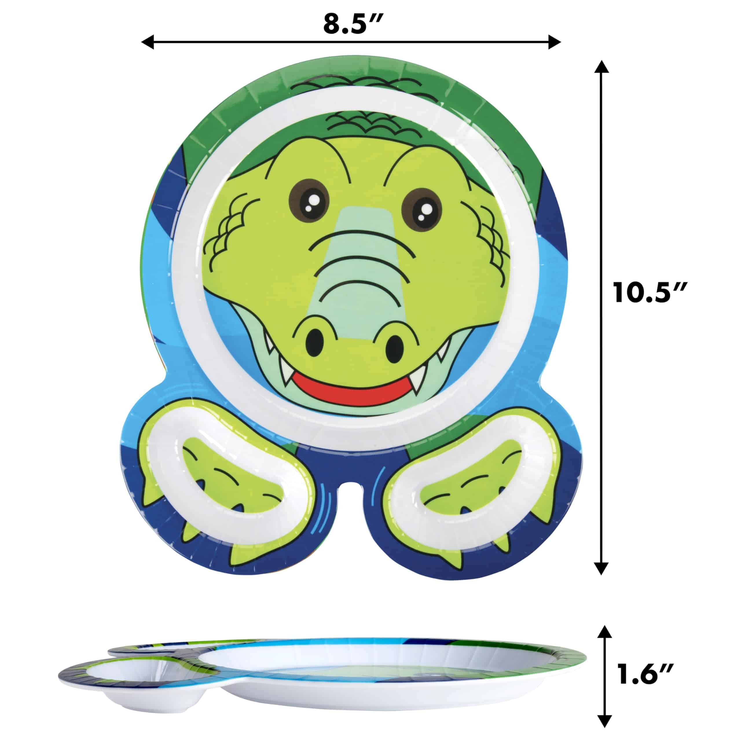 Platos para comer Bentology Zoo Friends Melamina - Juego de - Image 4