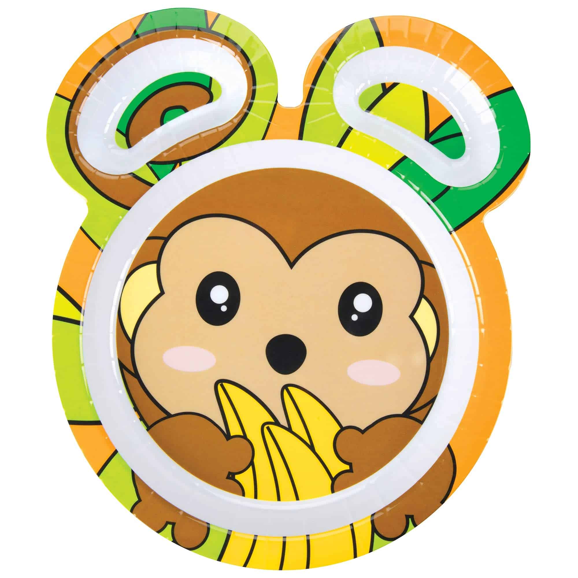 Platos para comer Bentology Zoo Friends Melamina - Juego de - Image 8