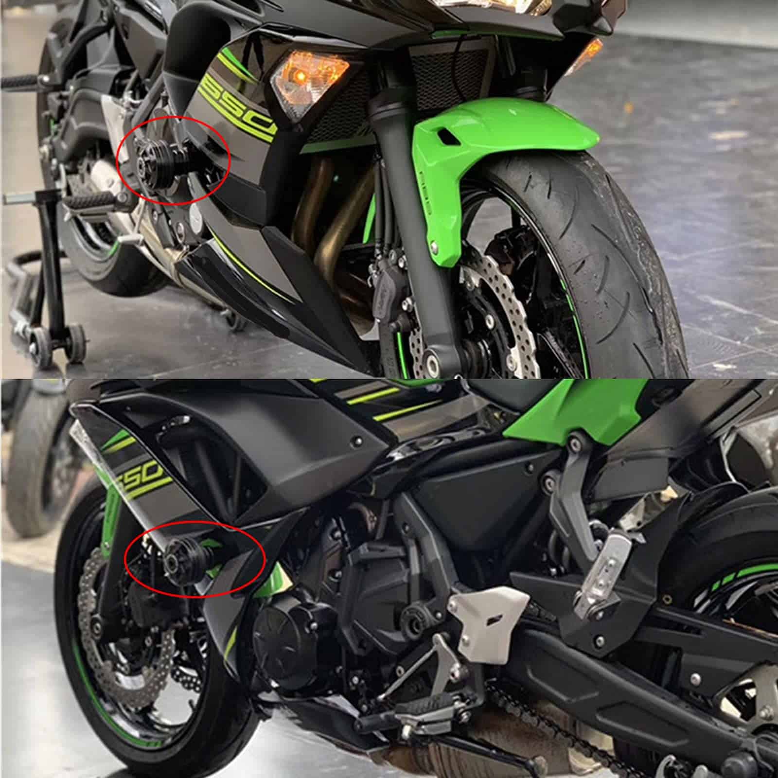 Protector de Chasis Deslizadores de Motor para Ninja 650 - Image 3
