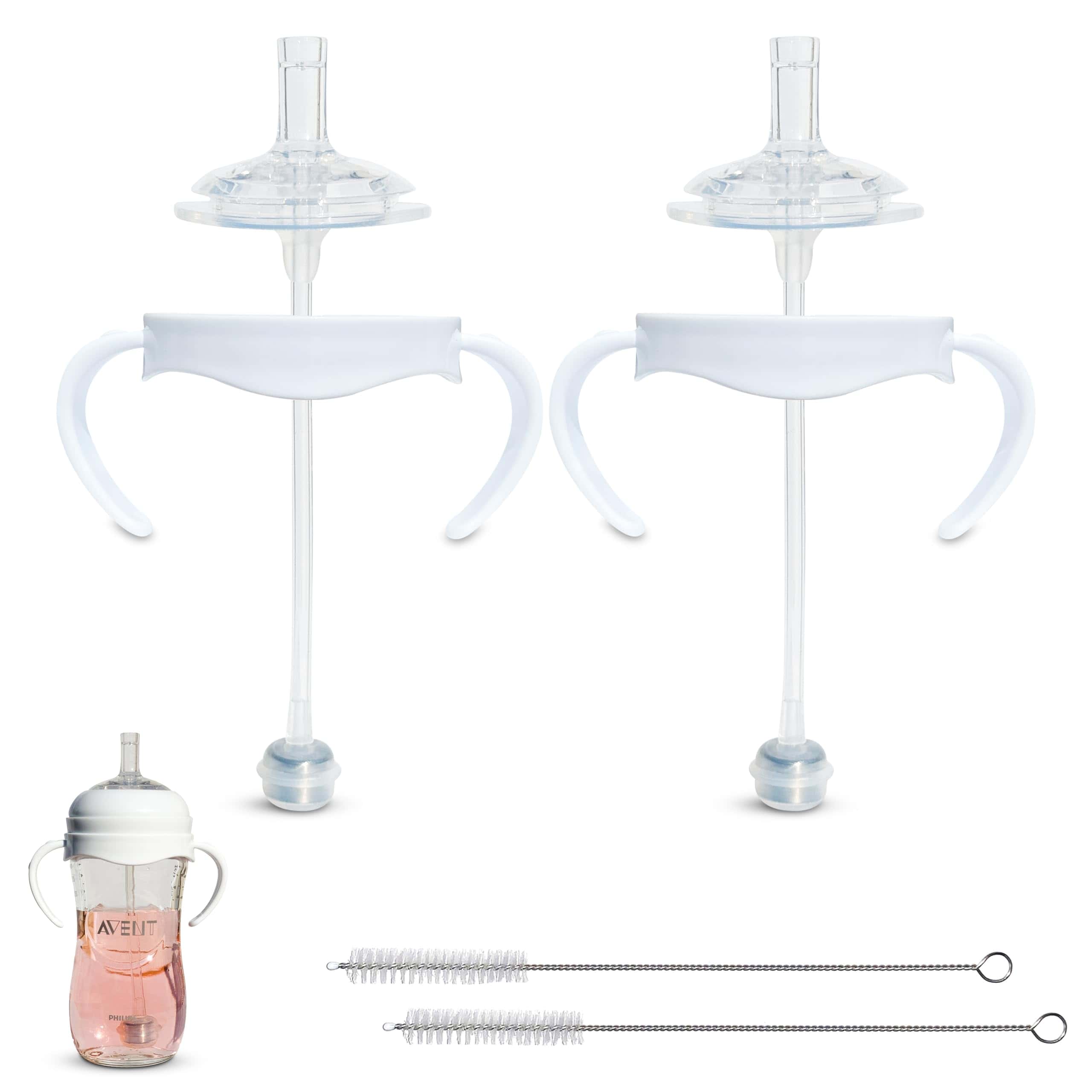 Kit de Conversión de Vaso con Pajita para Biberones Philips