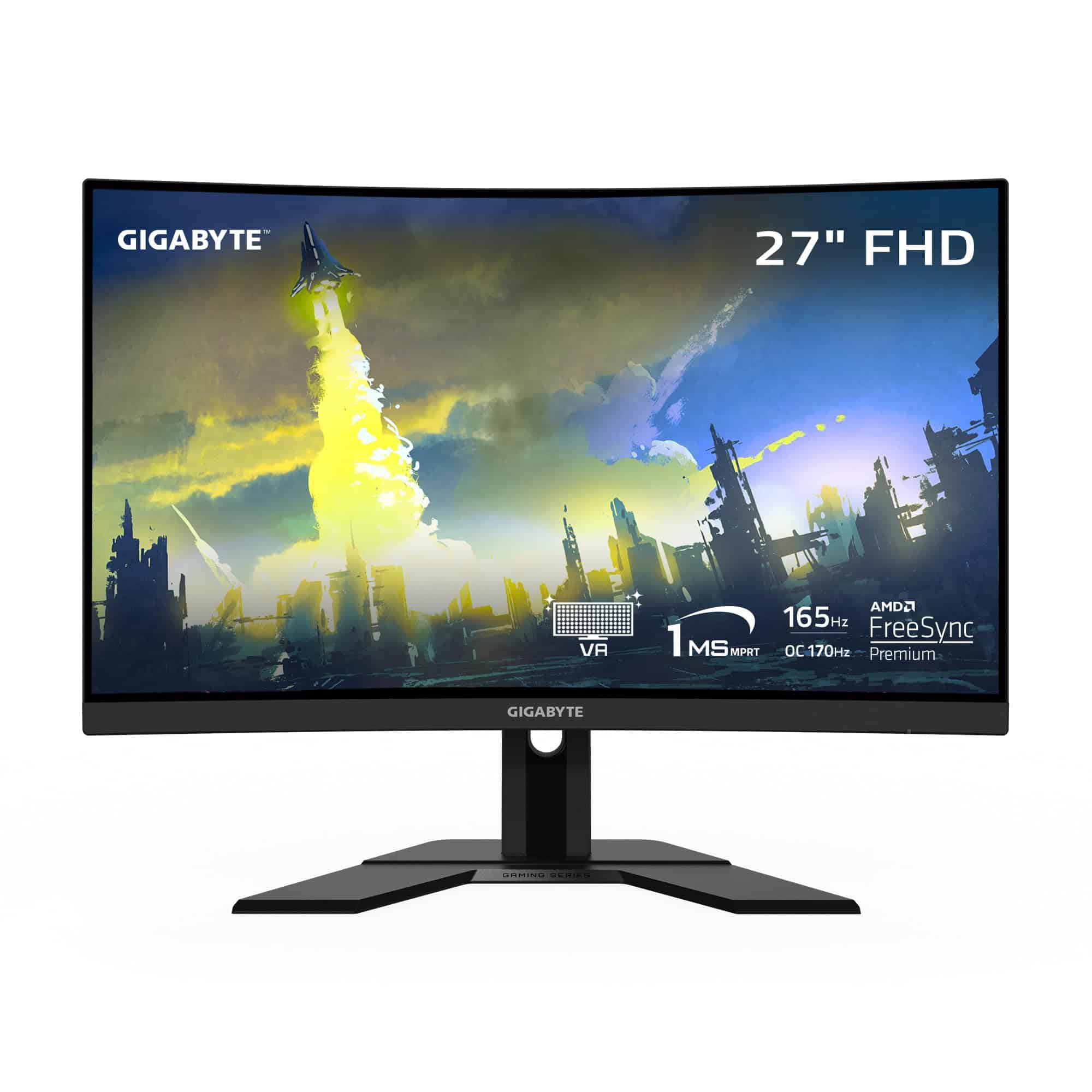 Monitor de Juegos Curvo GIGABYTE G27FC A (27" 165Hz 1080P,