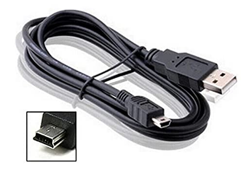 Cable mini USB para Canon PowerShot Ienza 5-PIN -Negro - Imagen 4