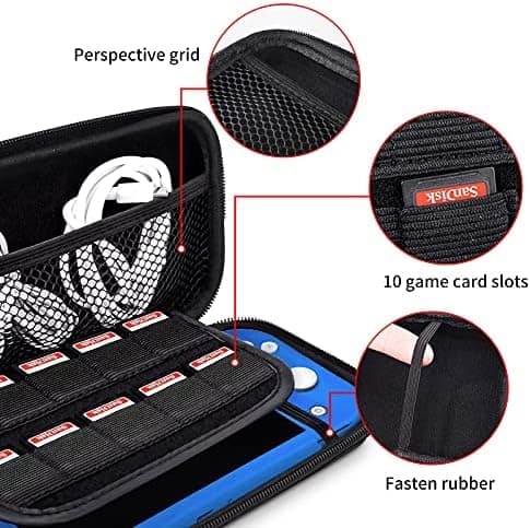 Estuche DLseego para nintendo Switch con Accesorios -Azul - Image 3