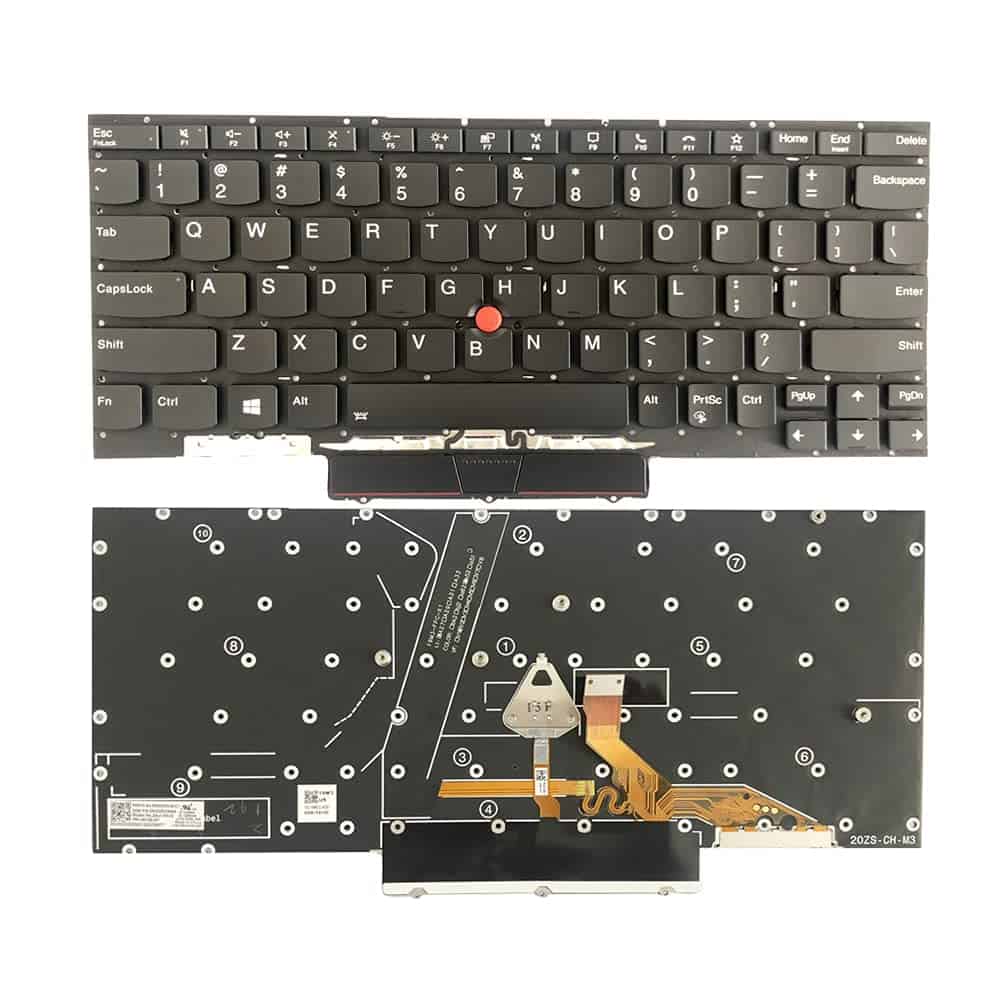 Teclado Retroiluminado de Repuesto Zahara US para Lenovo