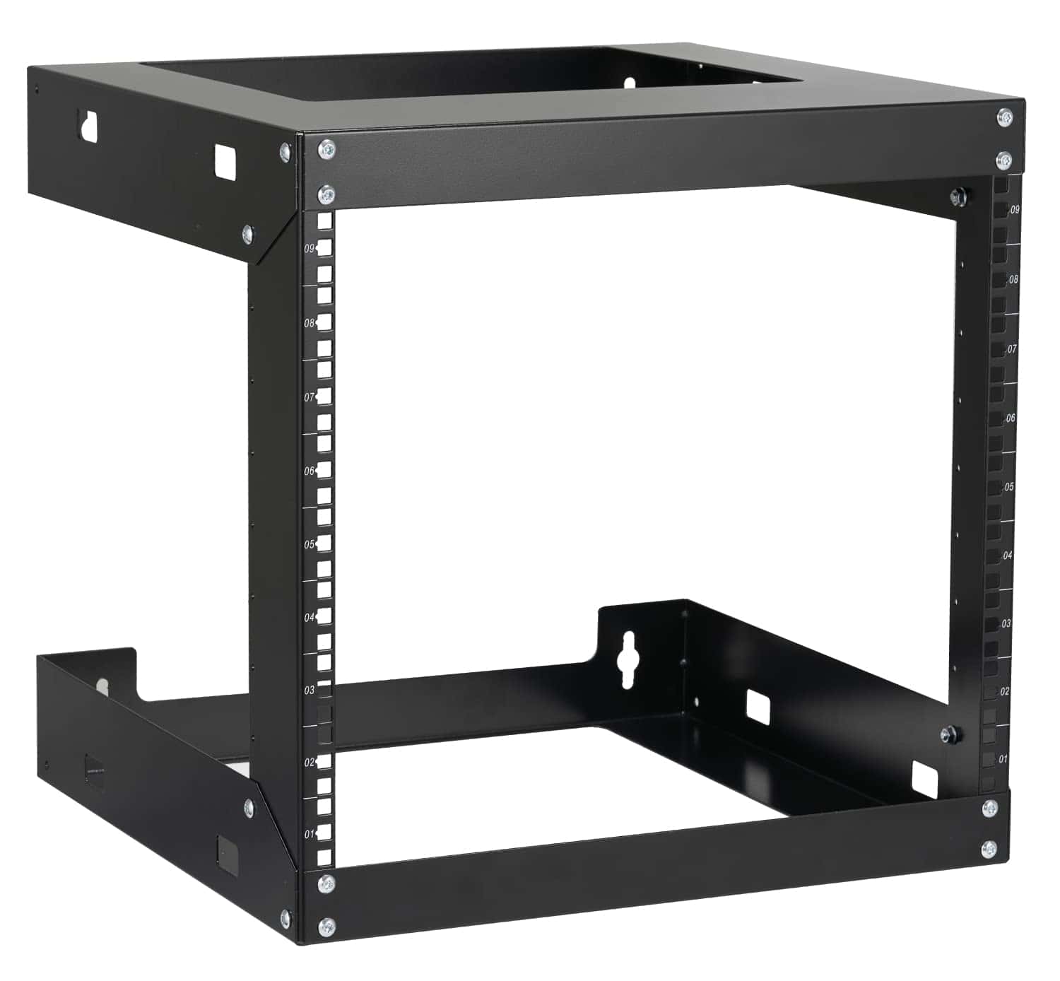 Rack de Montaje en Pared de 9U Marco Abierto para Equipos