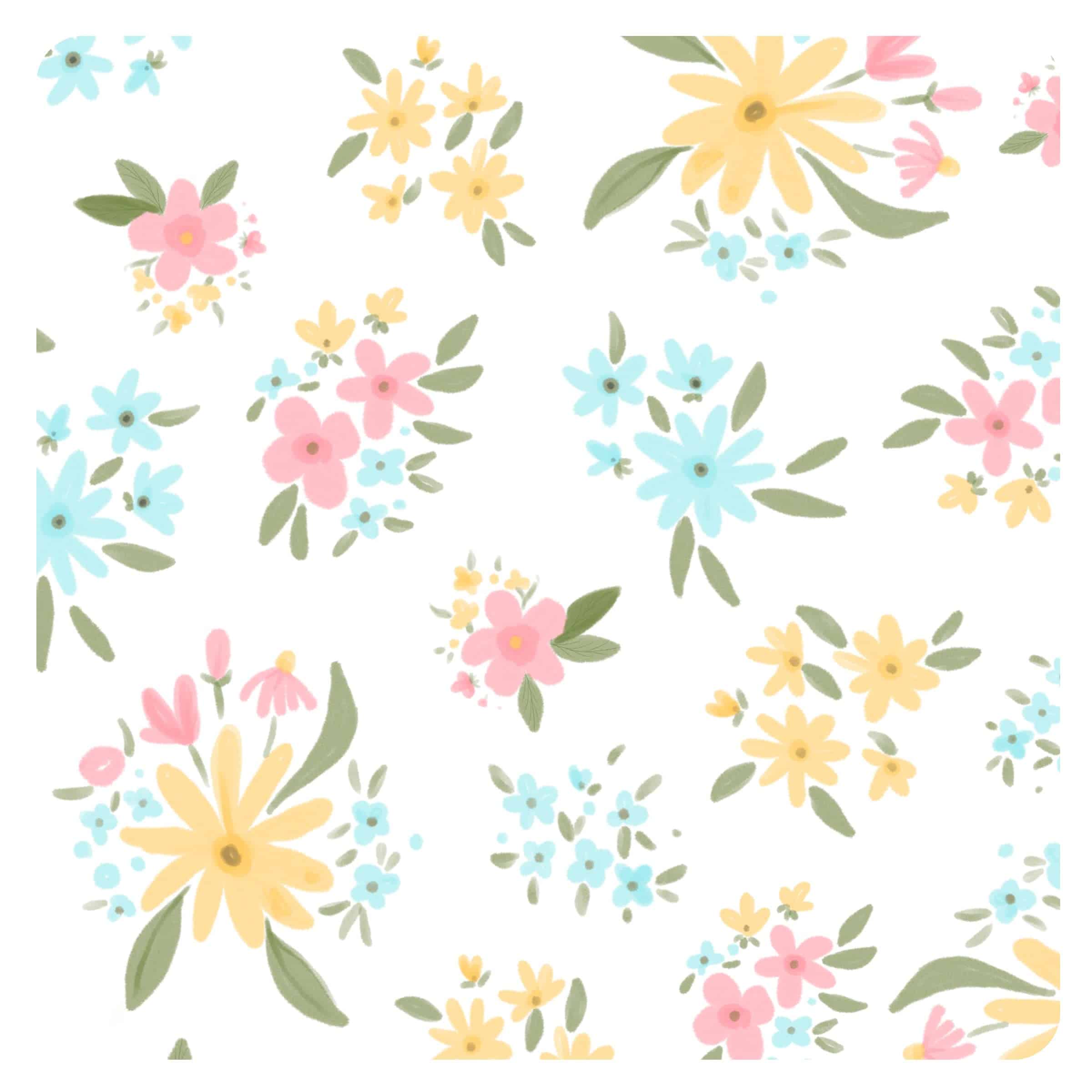 Bolsa húmeda y seca BapronBaby Pastel Floral - Impermeable - Image 5