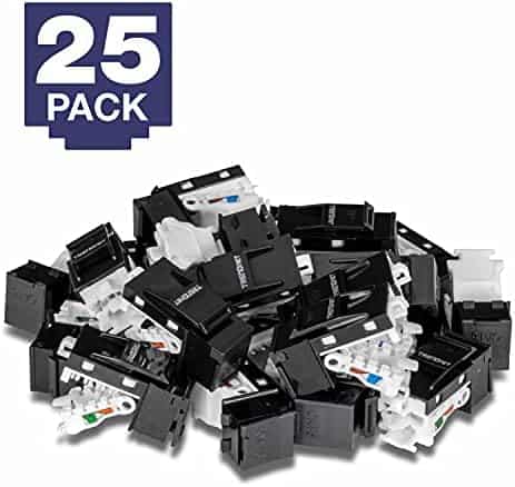 Adaptador Cat6 TRENDnet TC-K25C6BK 25 Pzs de 90° -Negro - Image 4