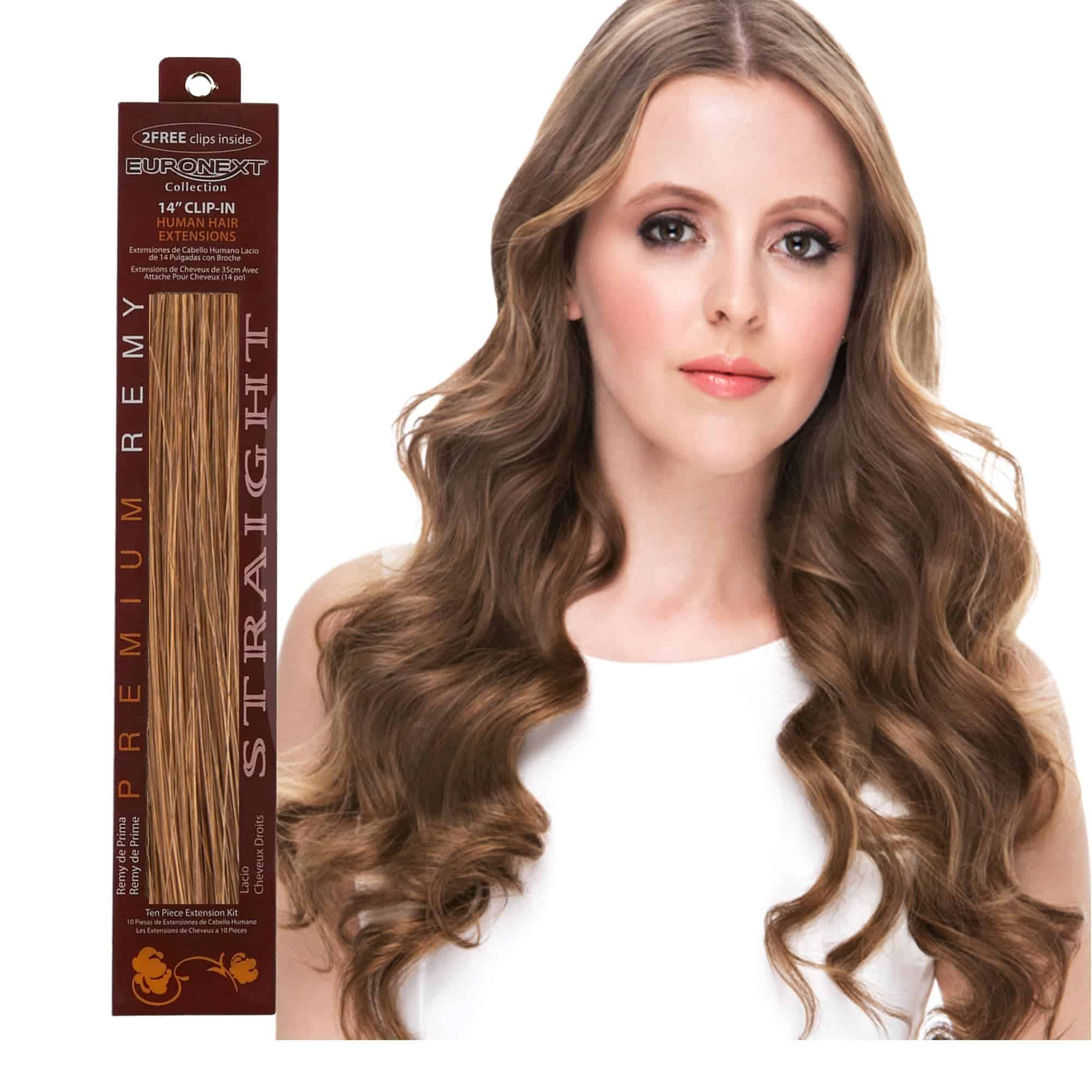 Extensiones de cabello con clips EURONEXT, 100% cabello