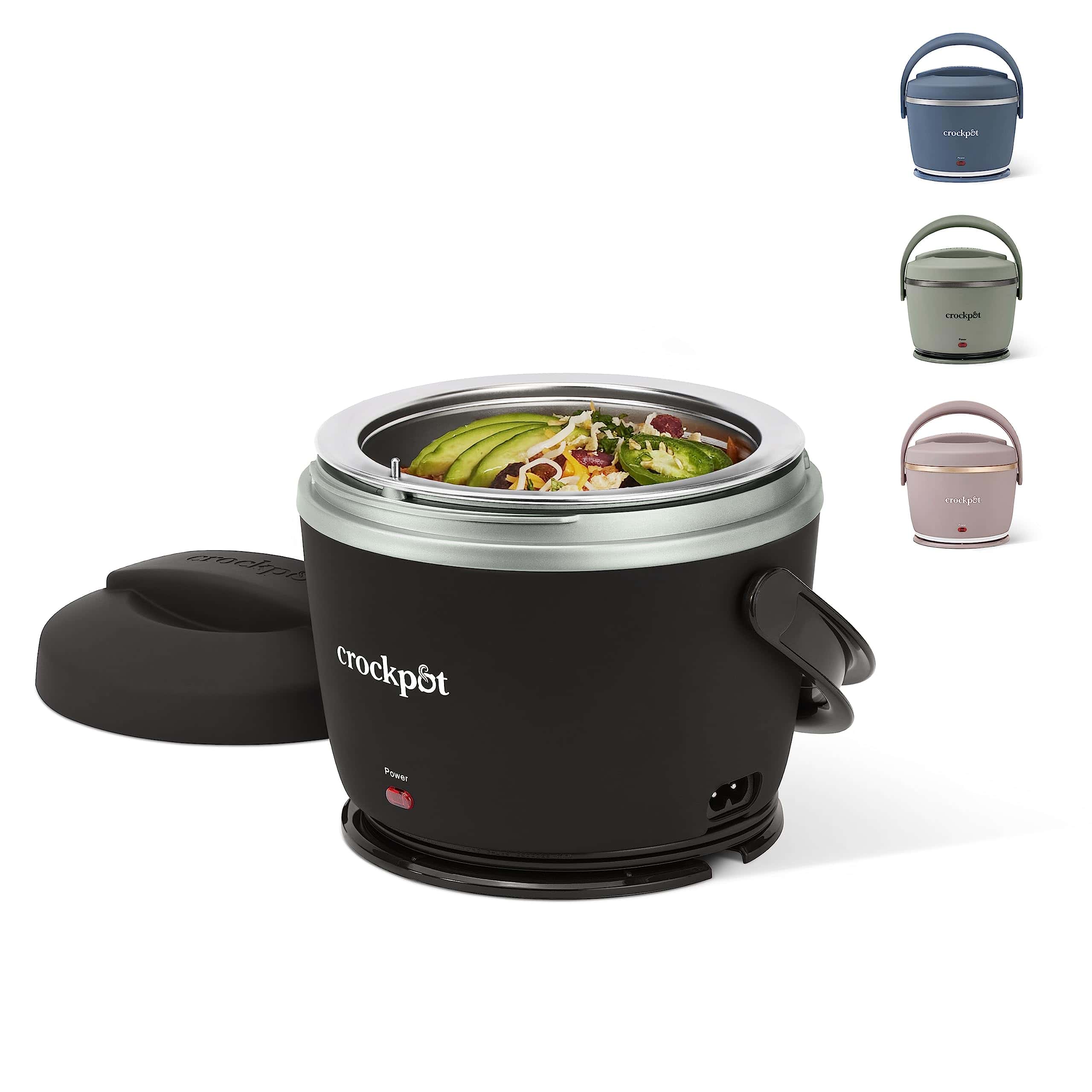 Lonchera Electrica Crock-Pot 20oz Hermético Separable -Negro