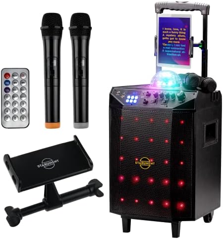 Máquina de Karaoke Starument Bluetooth Micrófono USB -Negro