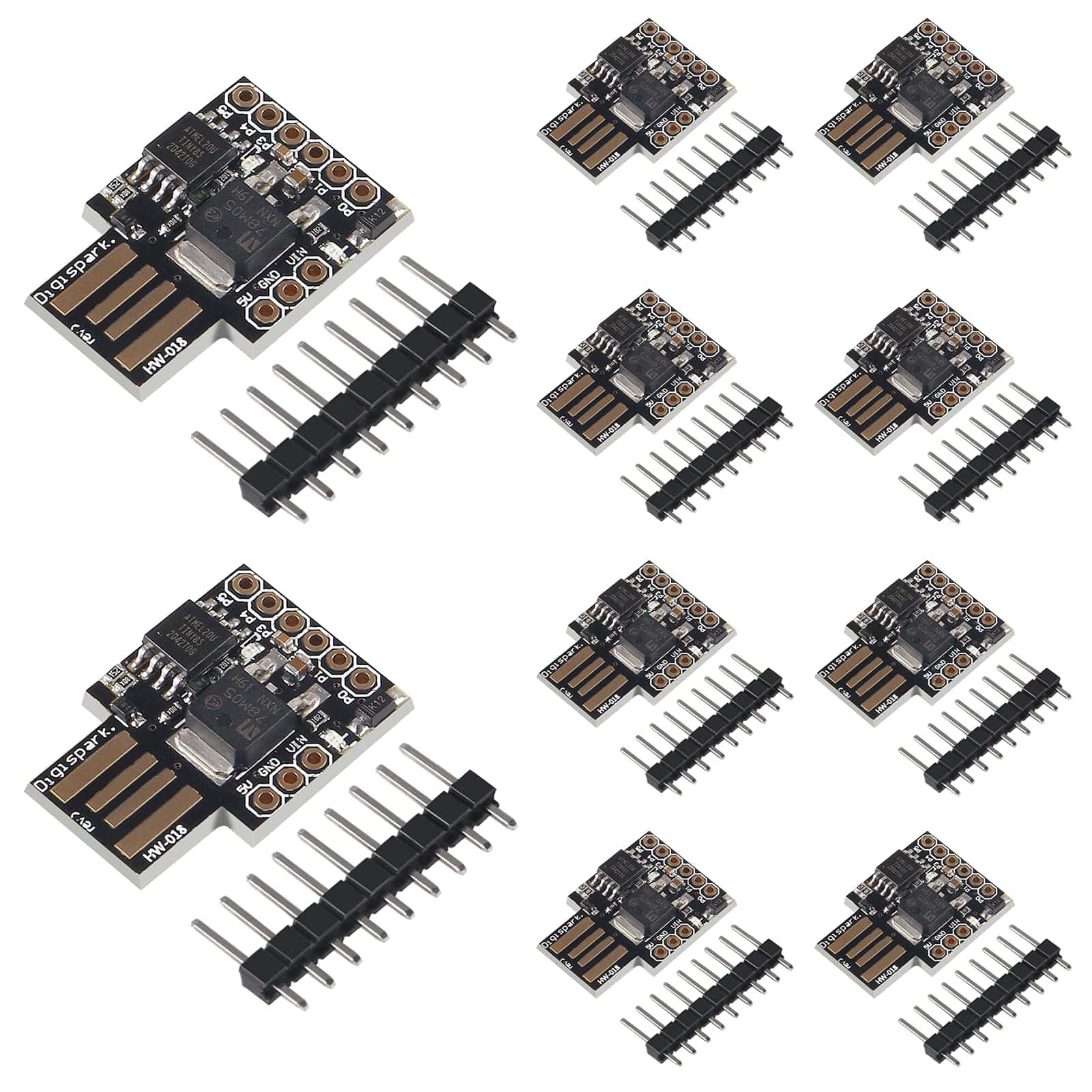 Aitrip 10pcs Placa De Desarrollo Micro Usb Attiny85 General