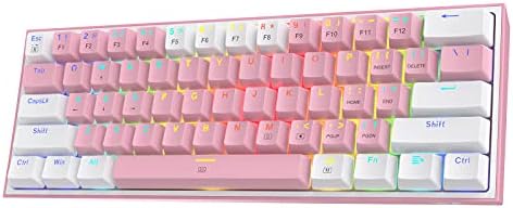 Teclado para juegos Redragon K617 Fizz RGB de 61 teclas