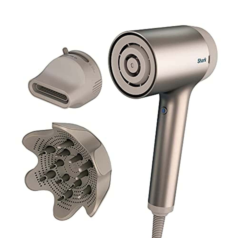 Secadora de Pelo Shark HD113BRN HyperAIR con Secado Rápido,