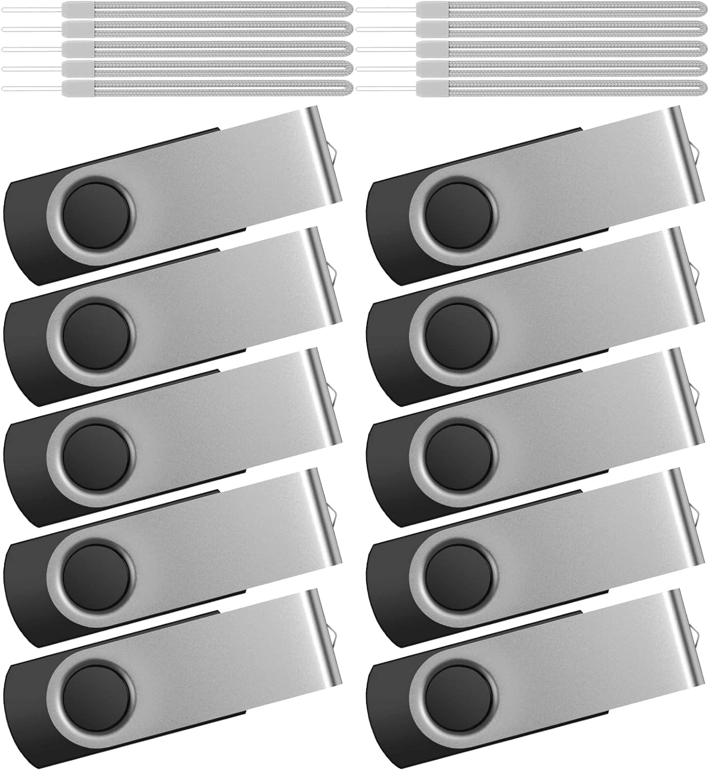 Pack de 10 unidades de Kepmem 32GB Flash Drive, Memoria USB