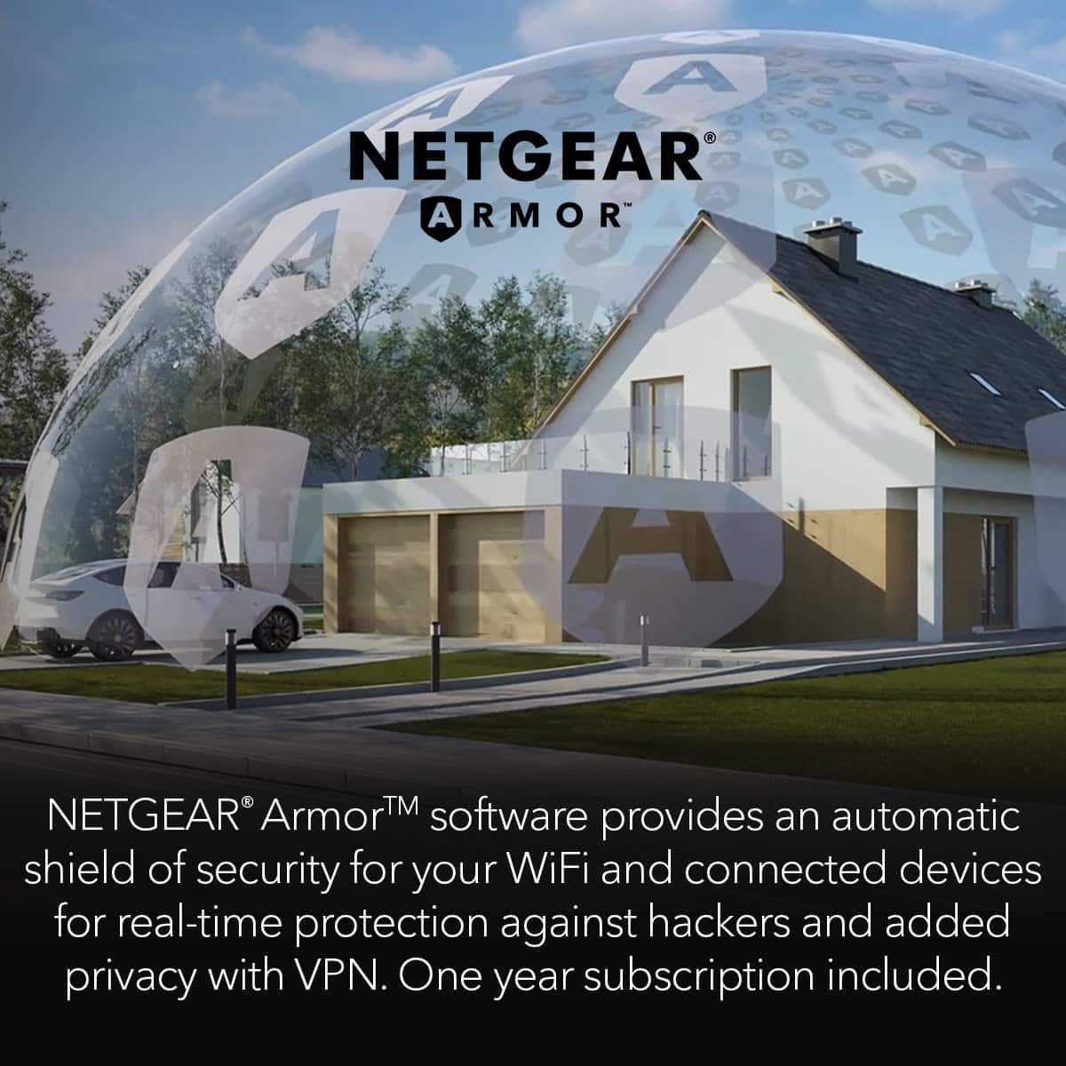 Router NETGEAR 4-Stream 6 (R6700AXS) - con Suscripción de - Image 6