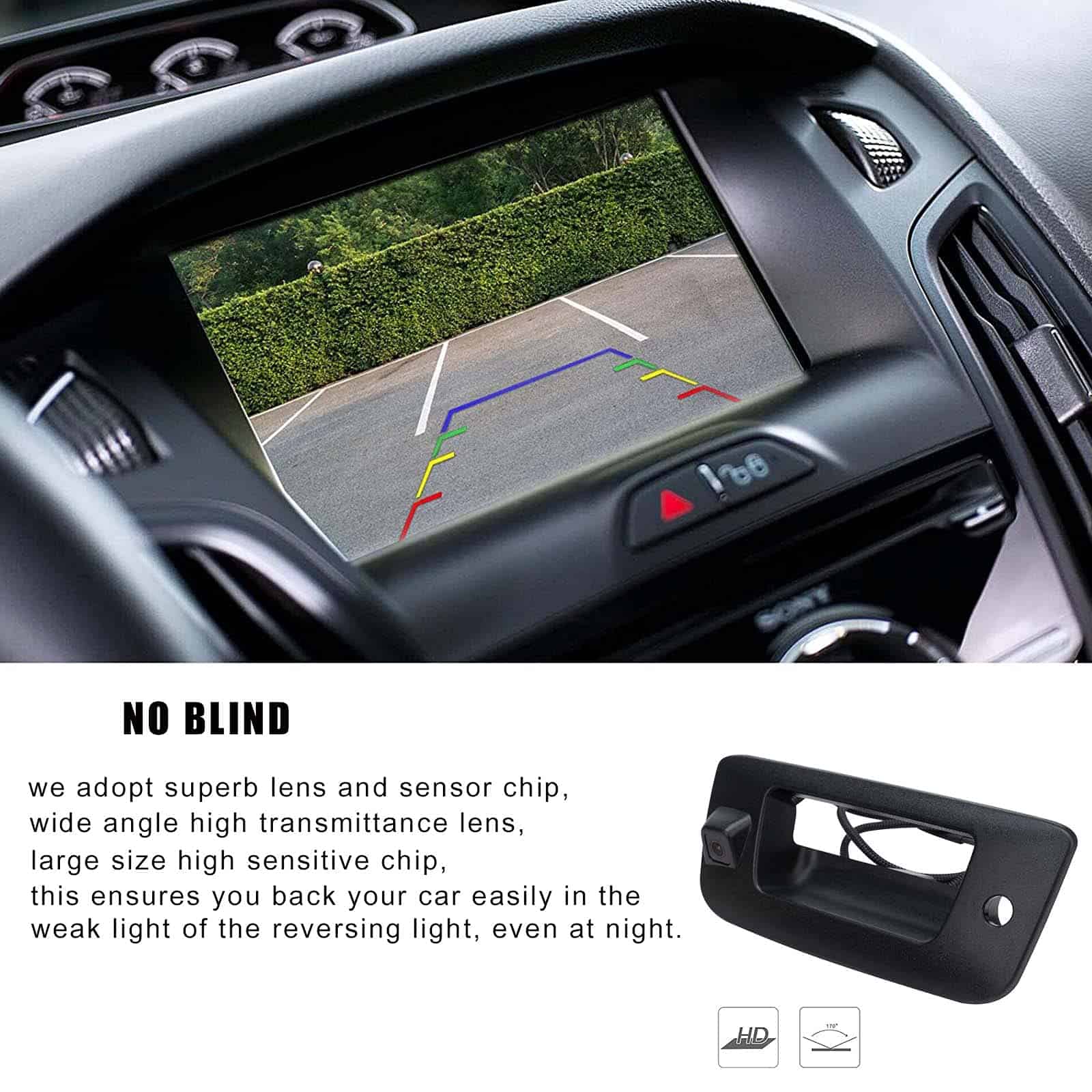 Cámara de visión trasera Gagsu compatible con Chevy - Image 4