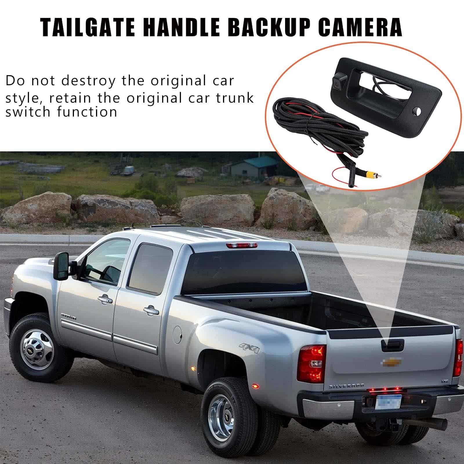 Cámara de visión trasera Gagsu compatible con Chevy - Image 3