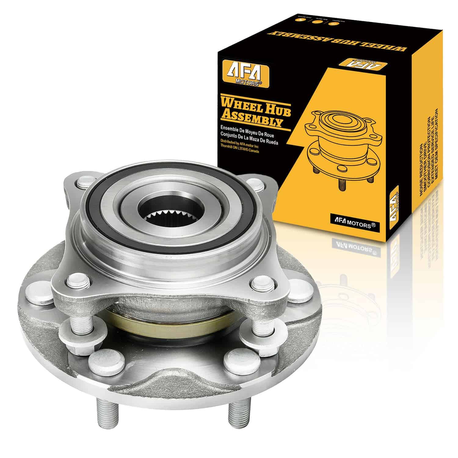 Afa Motors 4WD Front Wheel Bearing Hub Assembly 950-001