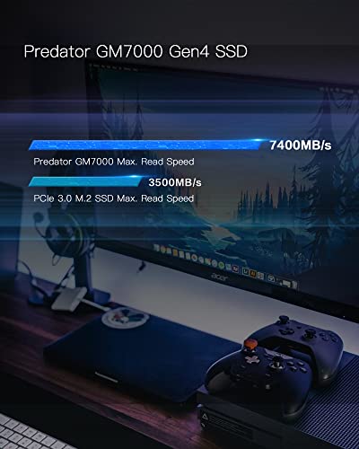 Unidad de Estado Solido Acer Predator GM7000 2TB NVMe Gen4 - Image 3