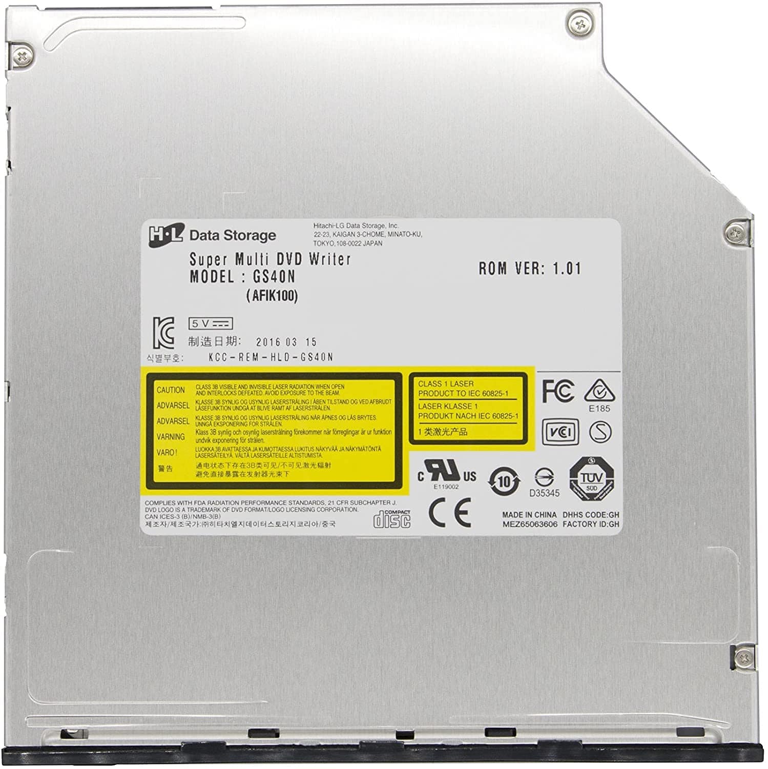 Unidad de Grabación Interna de CD DVD+/-RW Slot-Loading - Image 5