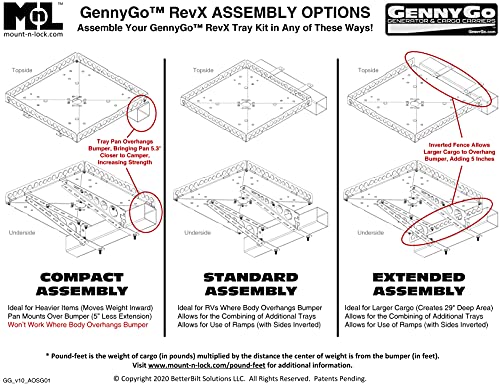 Bandeja de generador y portaequipajes Mount-n-Lock - Imagen 5