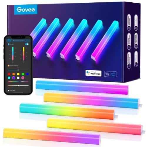 Luces LED Para Pared Govee 6 Piezas Interiores -RGBIC