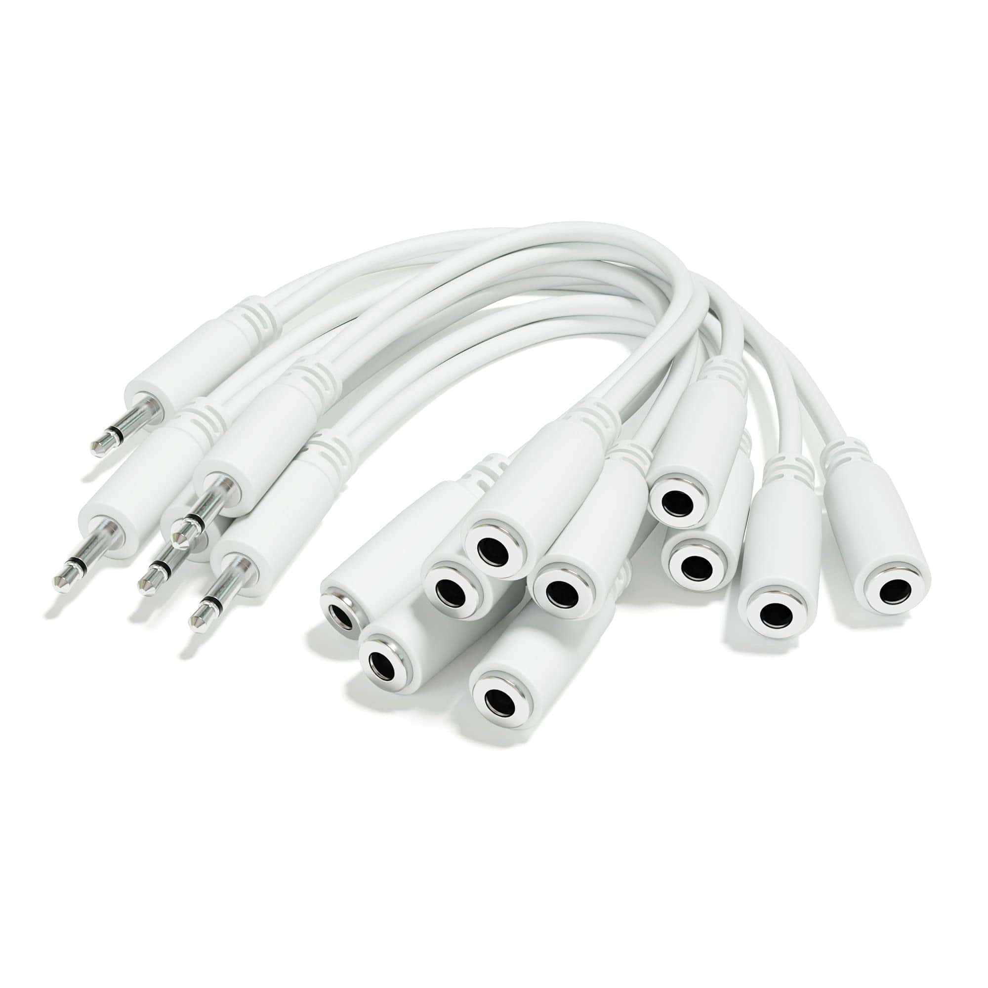 ExcelValley - 5-Pack - Cables Divisores Mono Y - TS 3.5mm