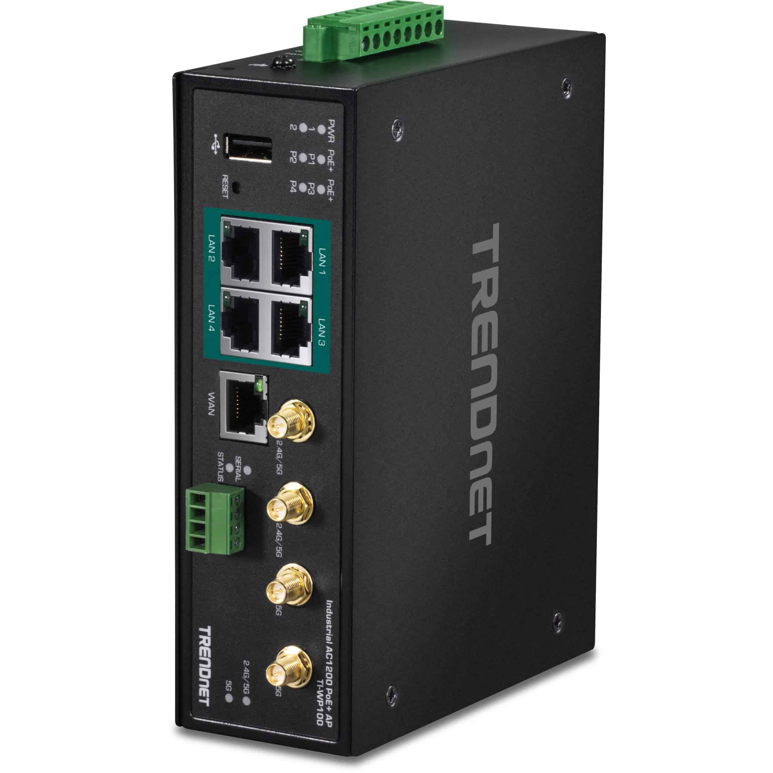 Enrutador Gigabit Inalámbrico Industrial AC1200 TRENDnet