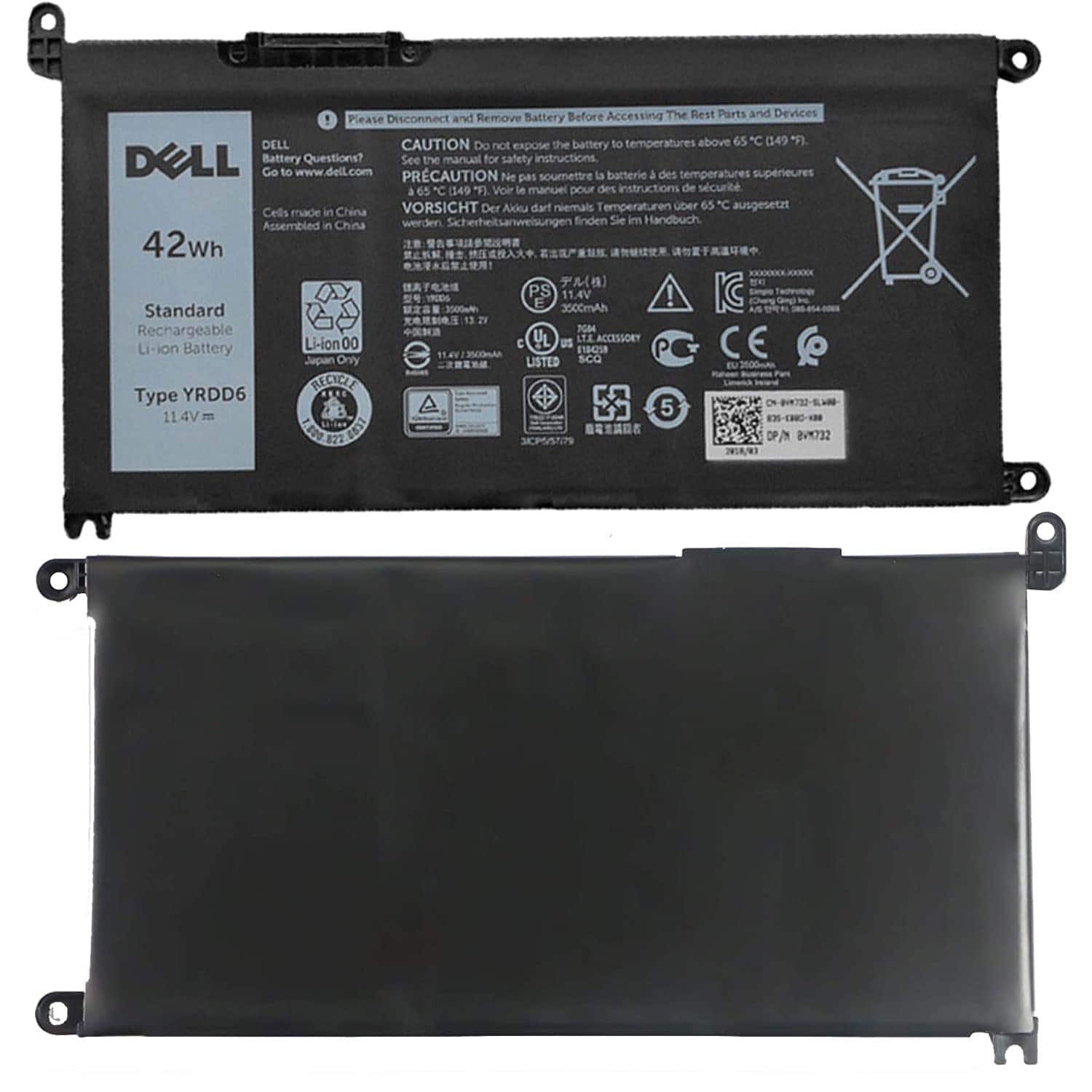 Batería para laptop DELL YRDD6 1VX1H para Dell Inspiron - Image 6