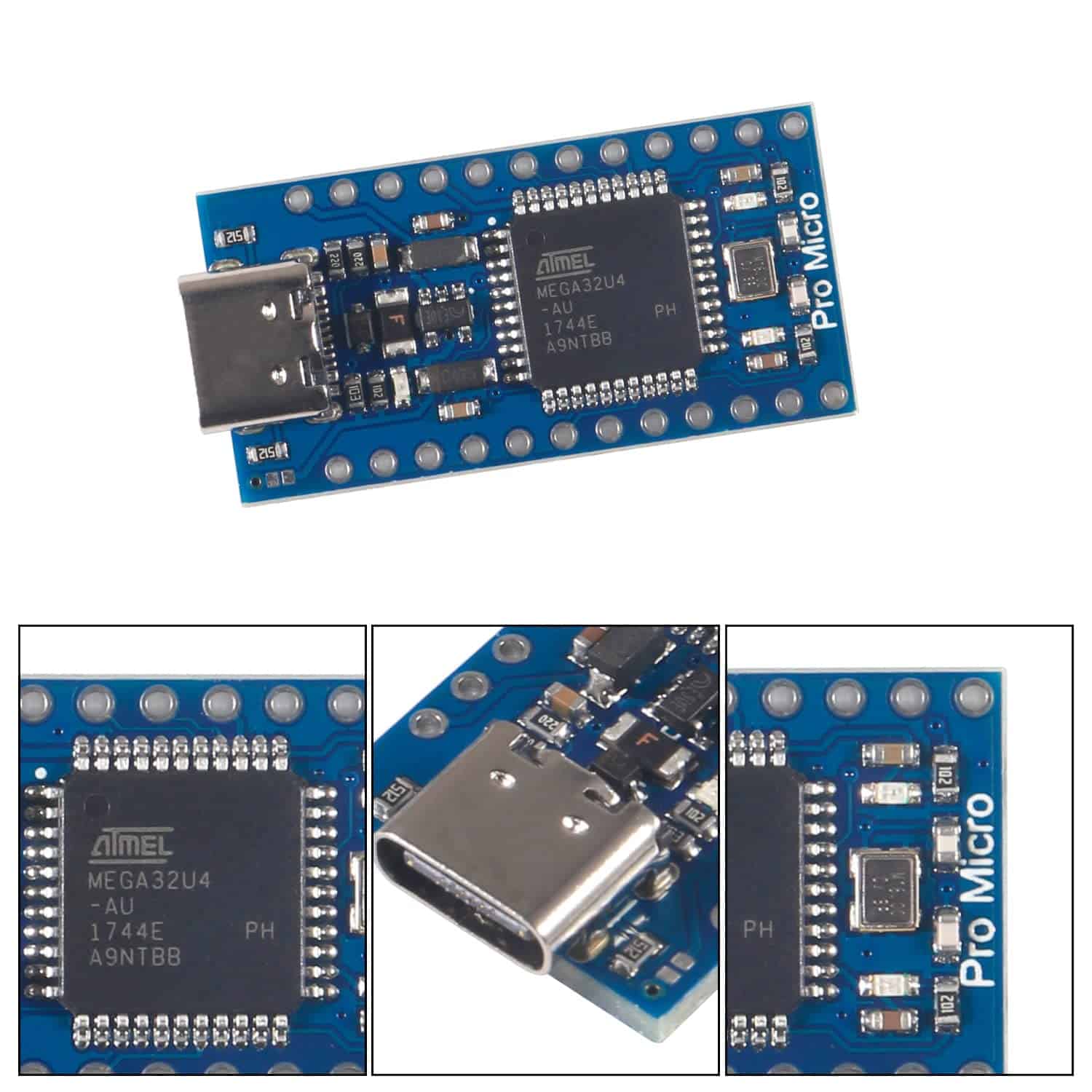6pcs Pro Micro Para Atmega32u4 5v 16mhz Con Bootloader Ide - Imagen 7