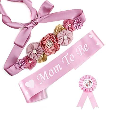 Faja para Baby Shower Mommy Bee Embarazo Sash Recuerdo Baby
