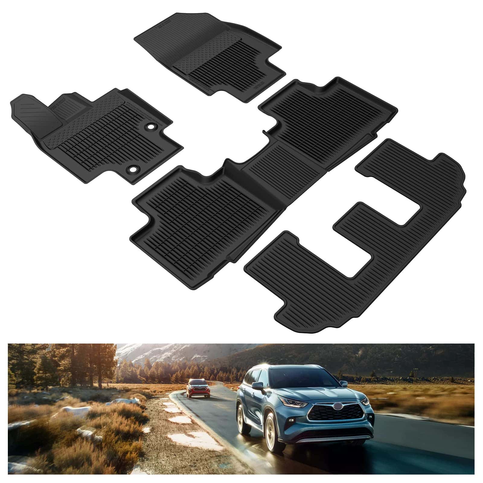 Tapetes KIWI MASTER Compatibles con Toyota Highlander