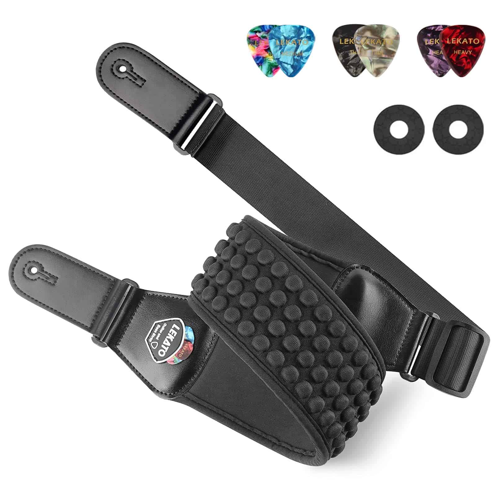 Correas para guitarra LEKATO para guitarra eléctrica y