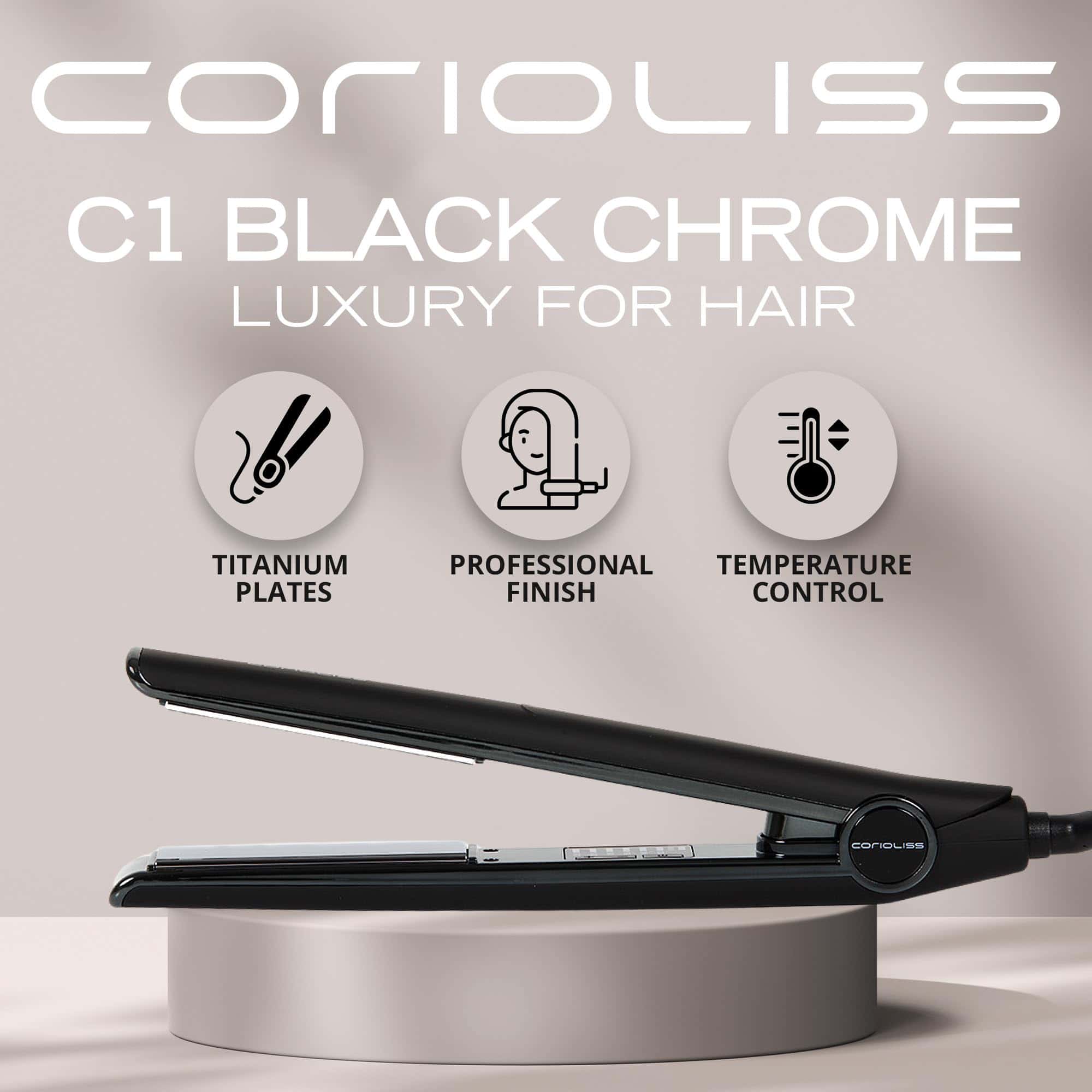 Plancha de pelo Corioliss C1 - Placas de Titanio - Imagen 3