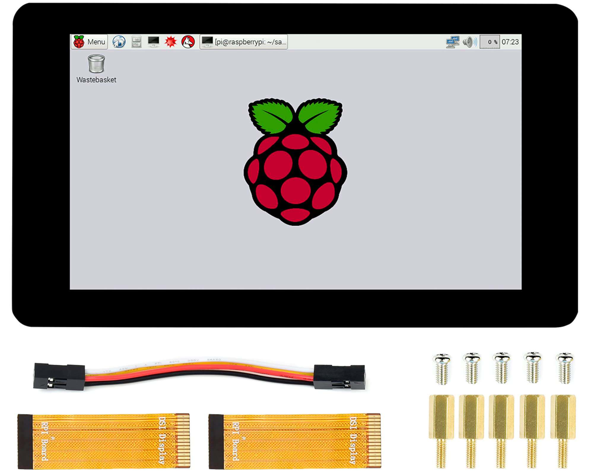 Pantalla LCD Tactil Waveshare 7.0" para Raspberry Pi CM3+