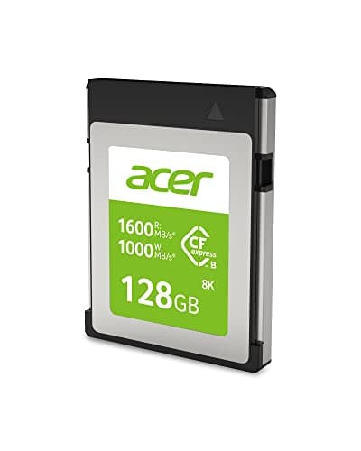 Tarjeta de Memoria Acer CF100 128GB Tipo B 1600 MB/s