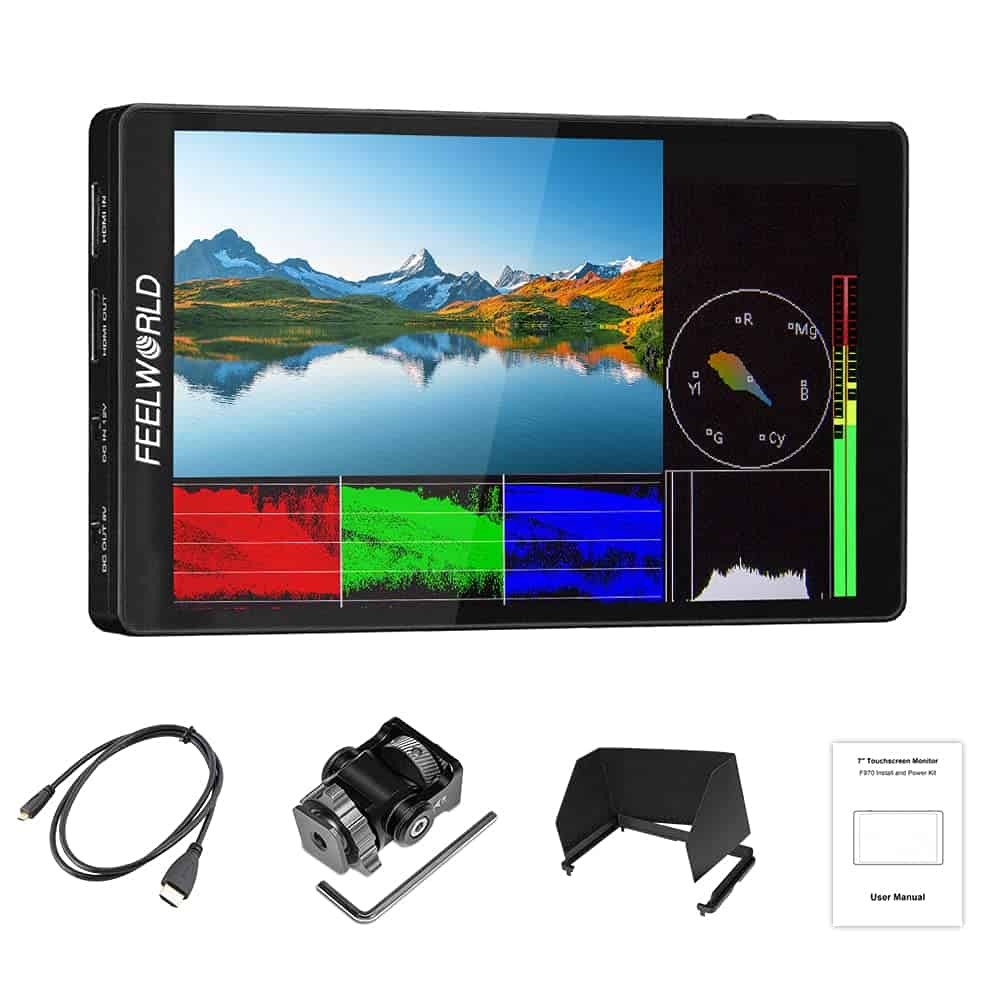 FEELWORLD F7 PRO Monitor DSLR de cámara de 7 pulgadas con