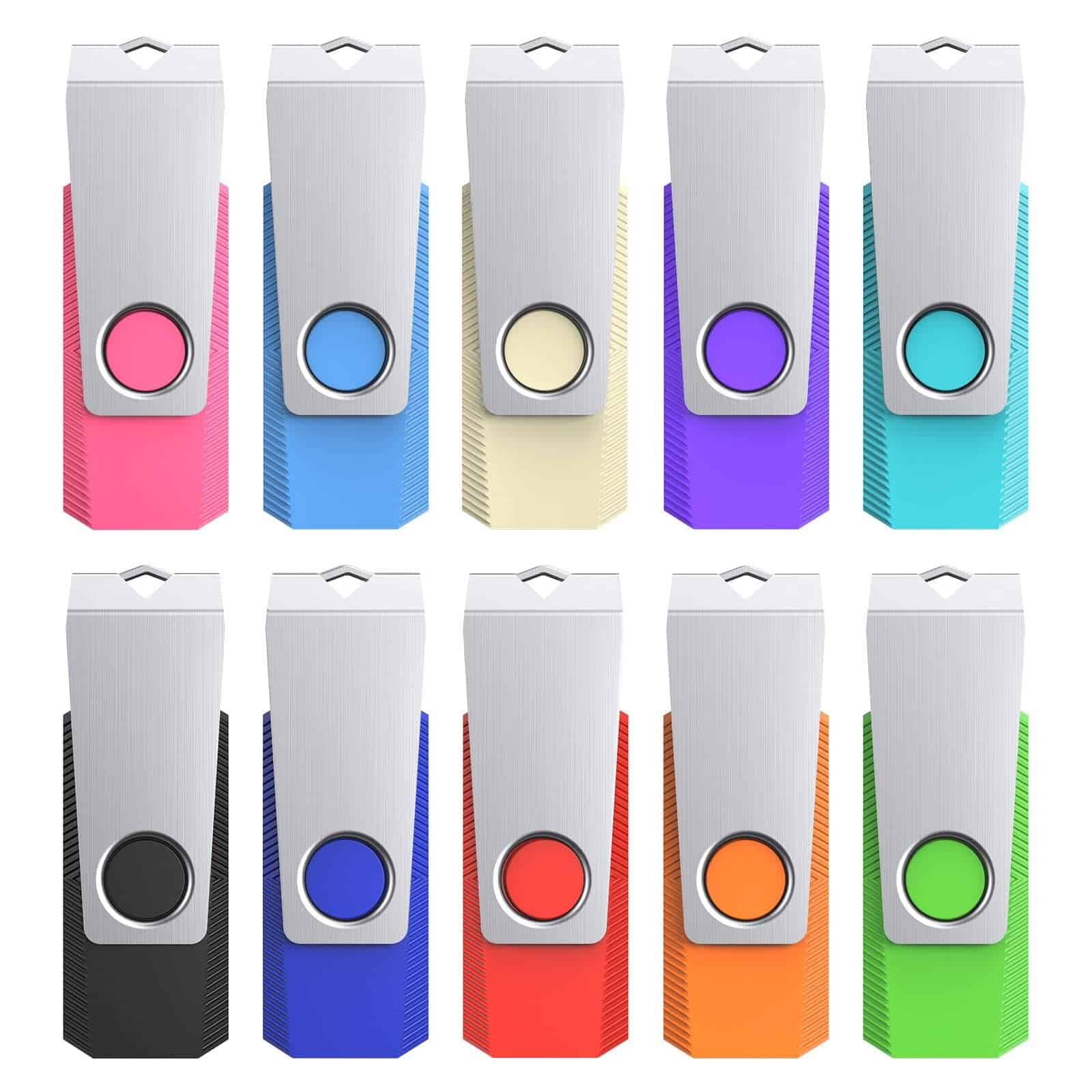 Memorias USB KEXIN Pen Drive 32GB Flash 10pz Multicolor
