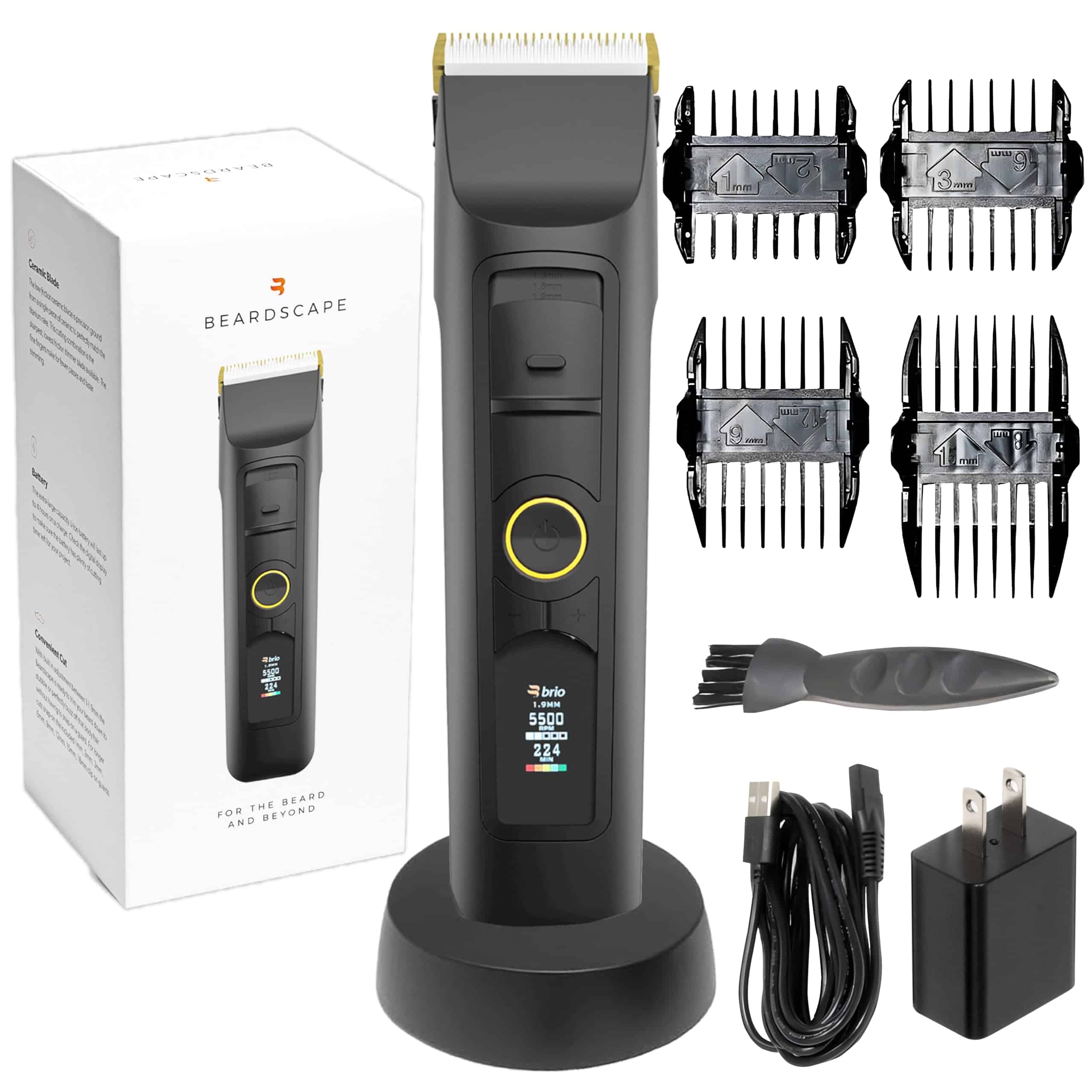Brio Beardscape V2 Cortapelos para Barba para Hombres