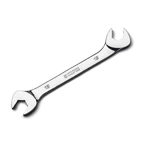 Llave de boca abierta de ángulo de 15 mm Capri Tools,