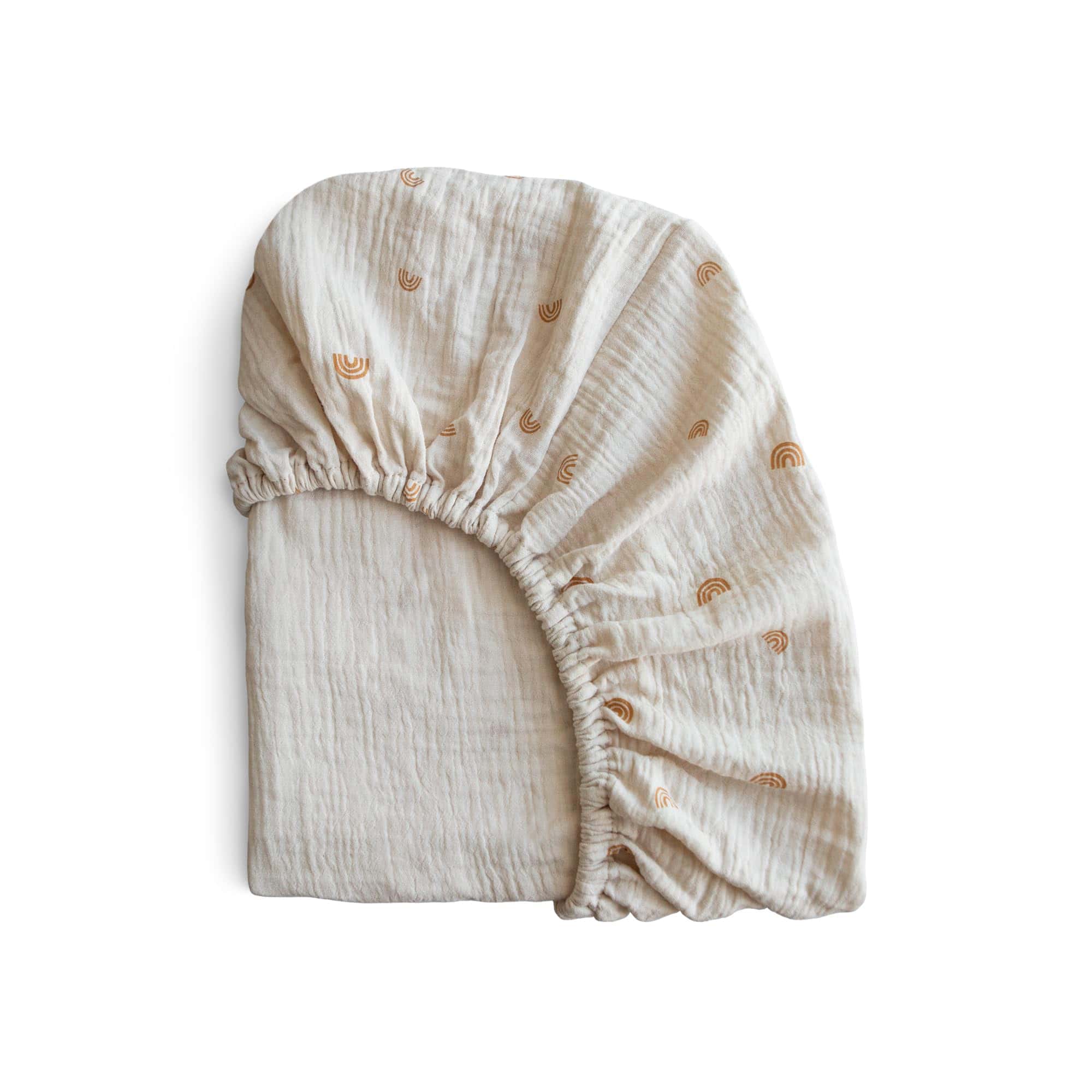Sábana de cuna extra suave de muselina para mini cuna |