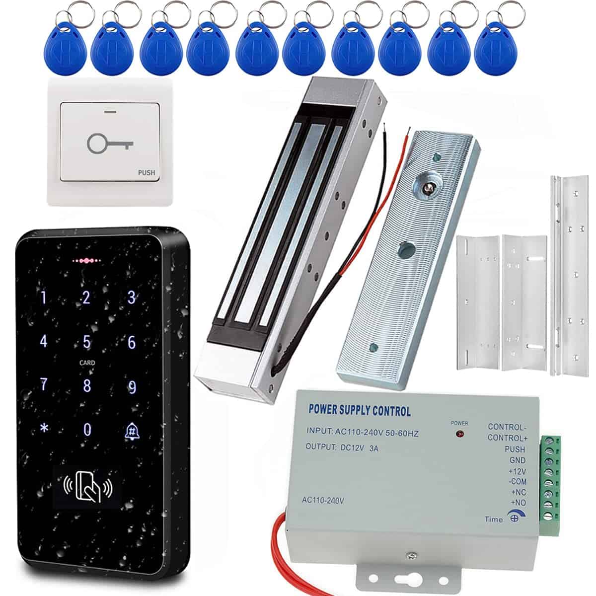 Kit completo de control de acceso JASAG, teclado RFID