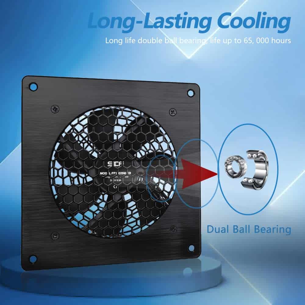 Ventilador de Gabinete USB SCCC 120MM Sistema de Ventilador - Image 6