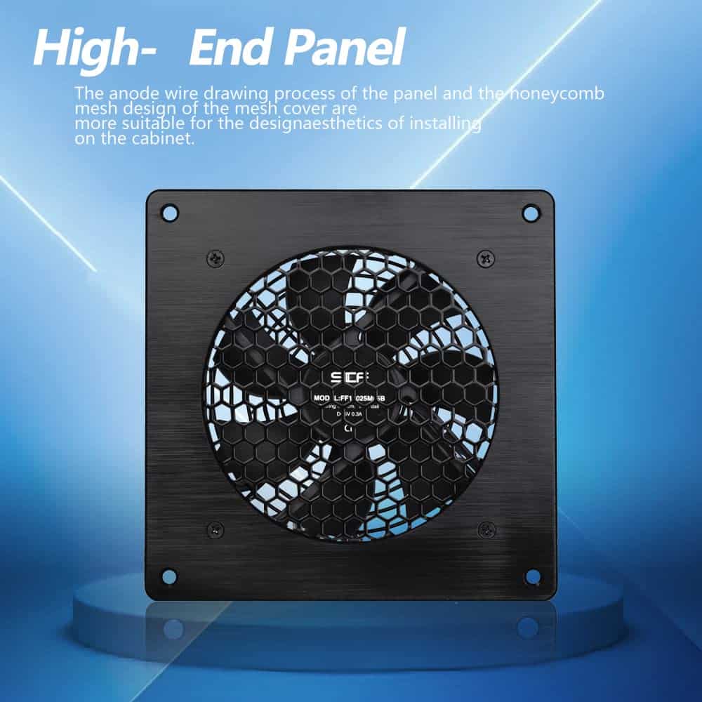 Ventilador de Gabinete USB SCCC 120MM Sistema de Ventilador - Image 7