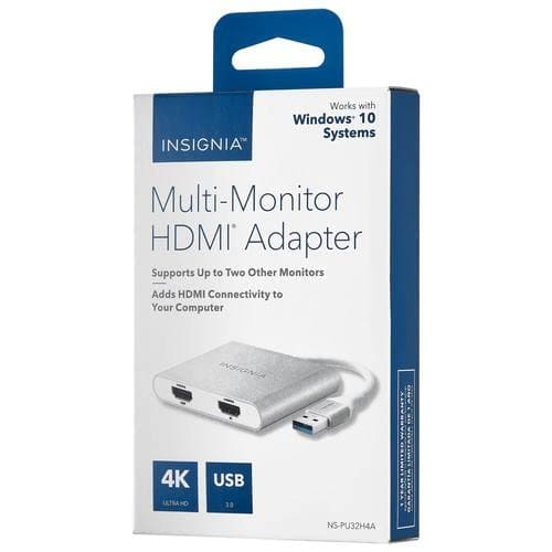 Adaptador Insignia USB 3.0 a Dual HDMI con 4K NS-PU32H4A-C - Image 3