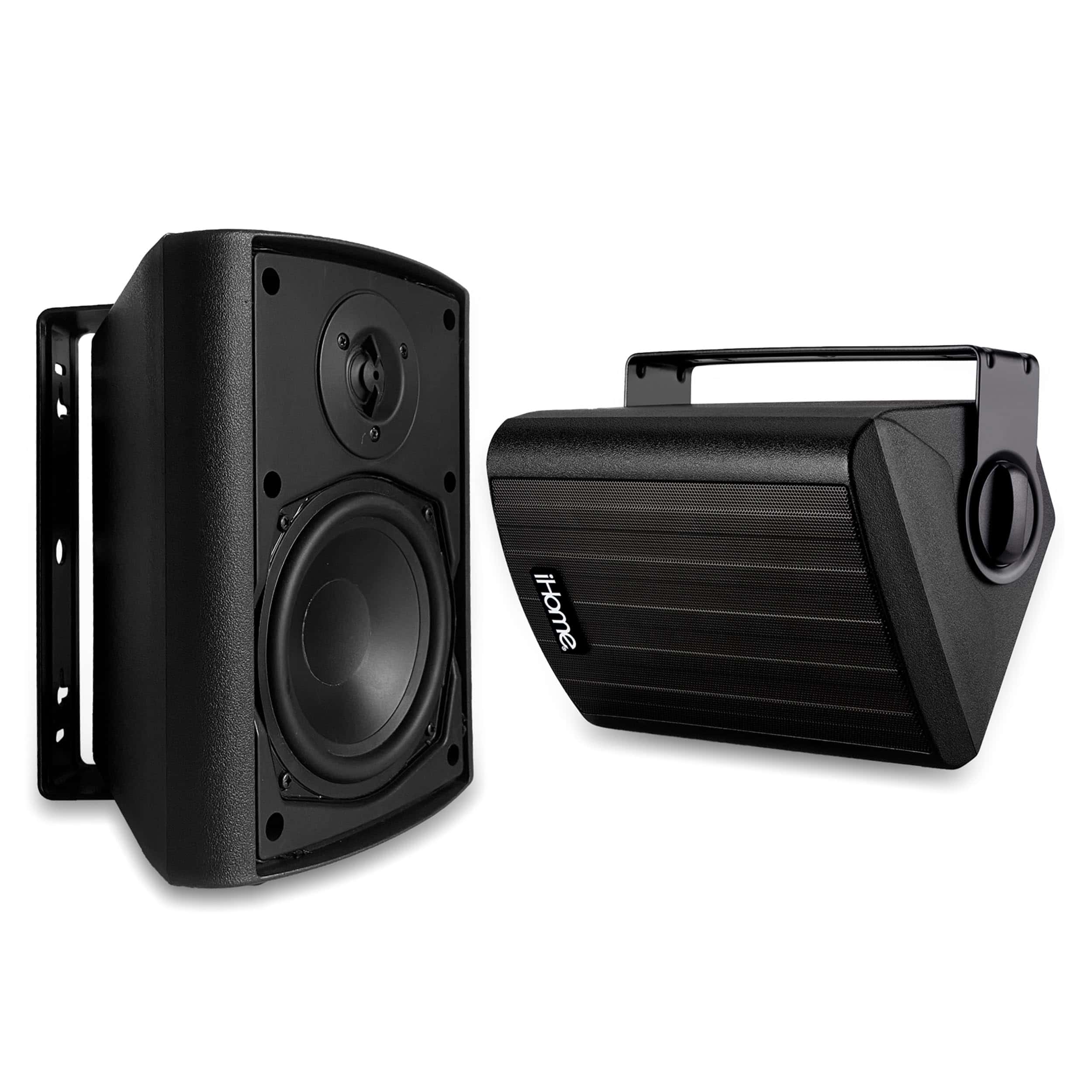 Altavoces Bluetooth iHome IHSI-W400BT-PR-BLK de 4 pulgadas
