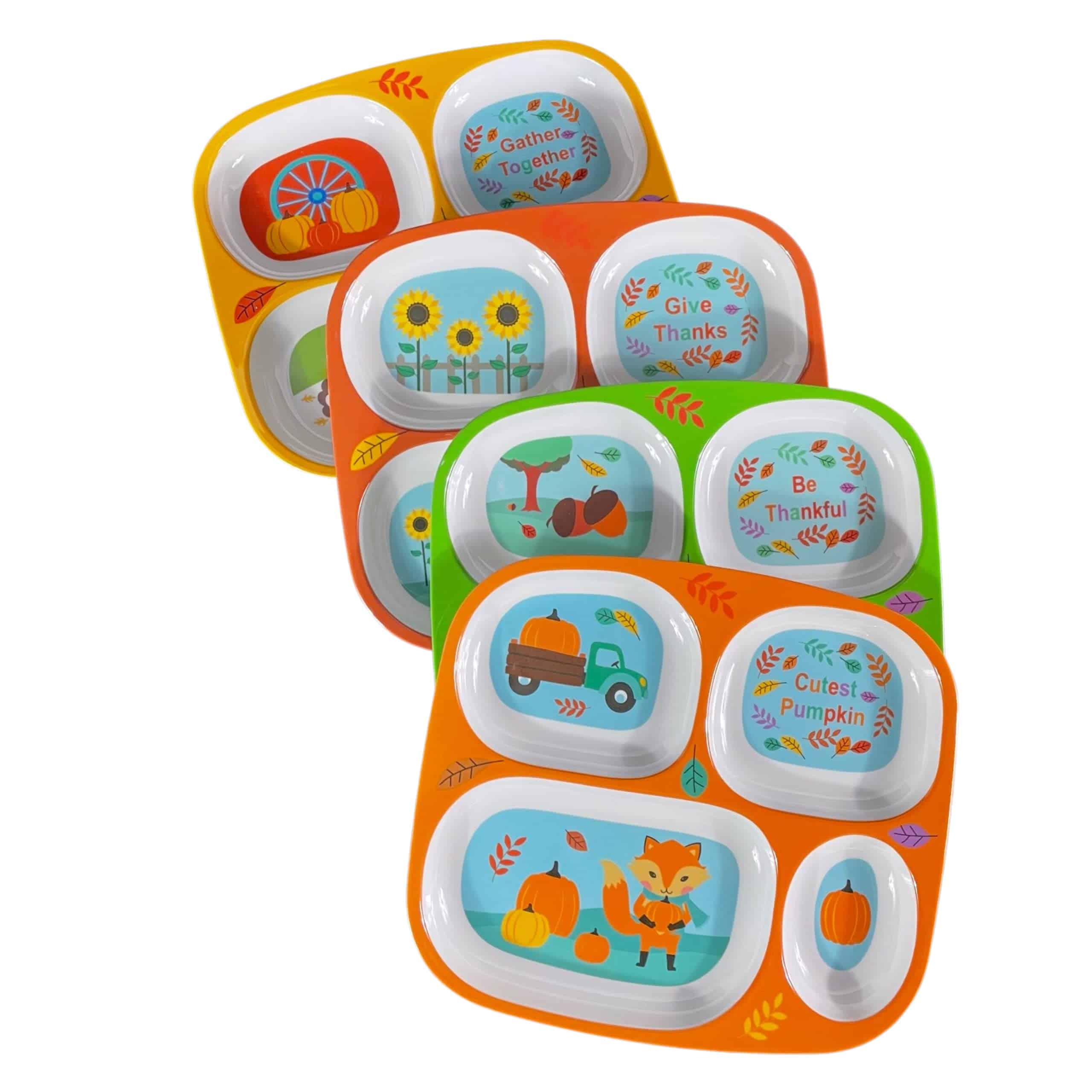 Platos Divididos para Niños de Otoño con Temática de Acción - Image 6